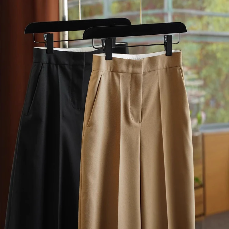 Damen Elegante und bequeme weite Stoffhose Drune