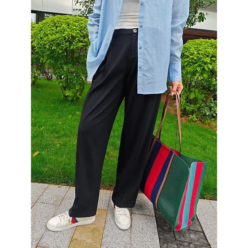 Damen Elegante und bequeme Stoffhosen Drune