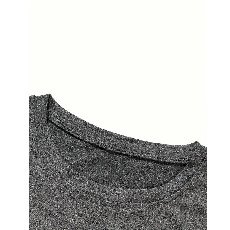 Herren Langarmshirt Colorblock aus Baumwollmix mit Rundhalsausschnitt und körpernaher Passform Drune