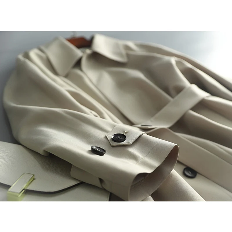 Damen Elegant geschnittener Trenchcoat Drune