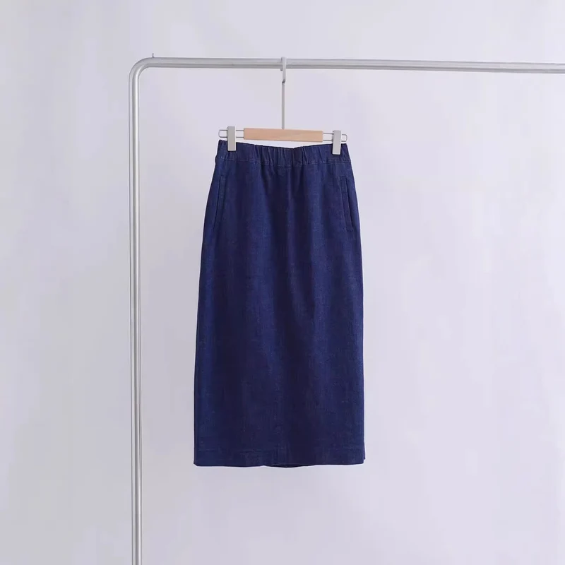 Damen Elegant geschnittener Midirock Drune