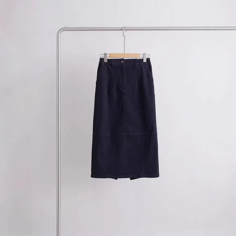 Damen Elegant geschnittener Midirock Drune