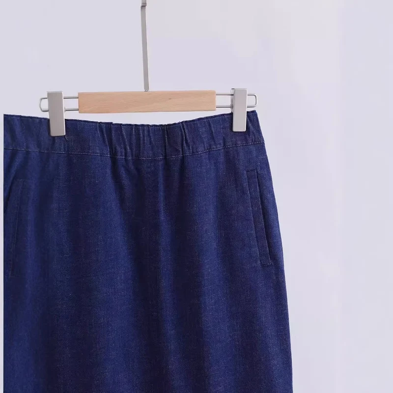 Damen Elegant geschnittener Midirock Drune