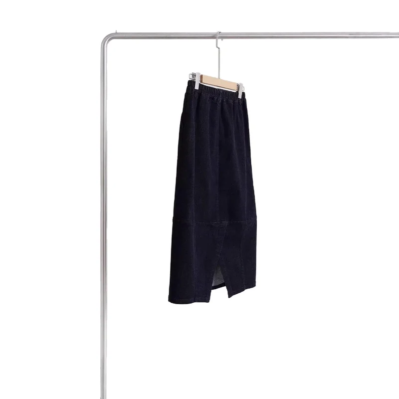 Damen Elegant geschnittener Midirock Drune