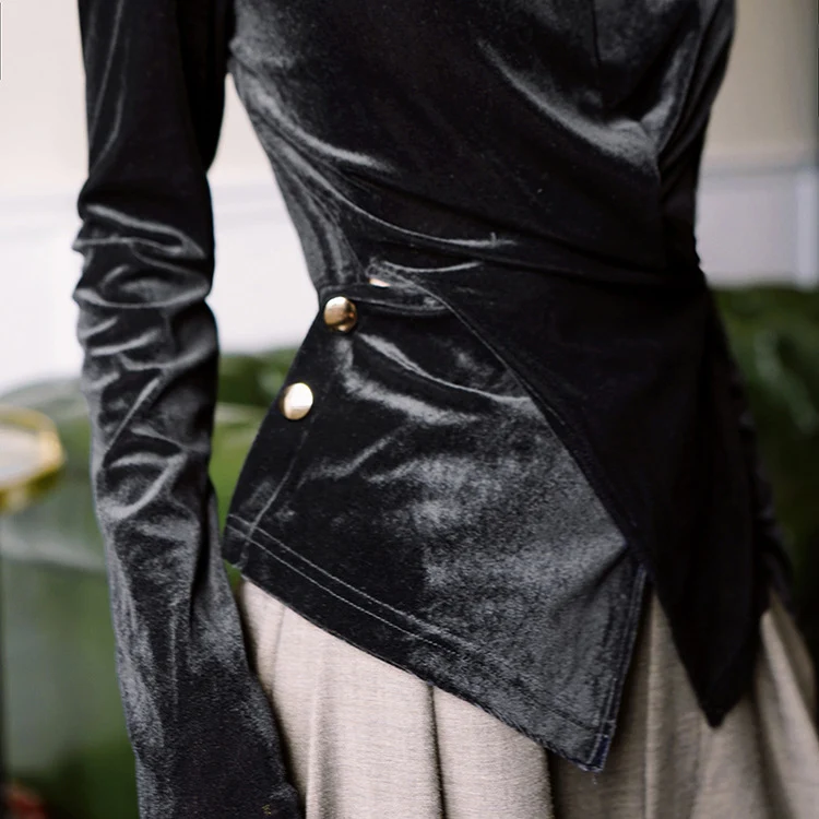 Damen Elegant geschnittene Bluse mit Twist-Detail Drune