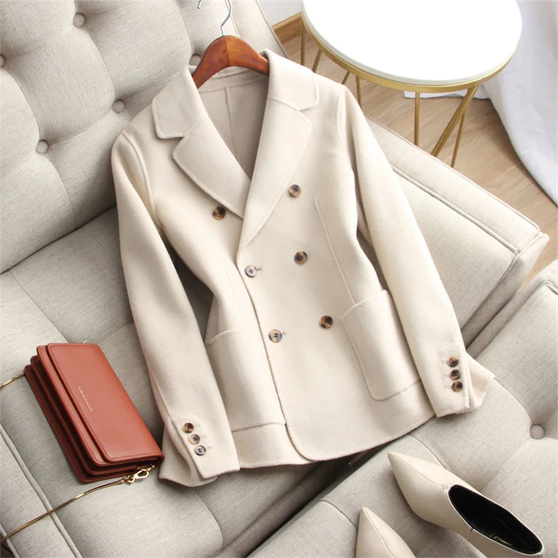 Damen Doppelreiher Blazer Drune