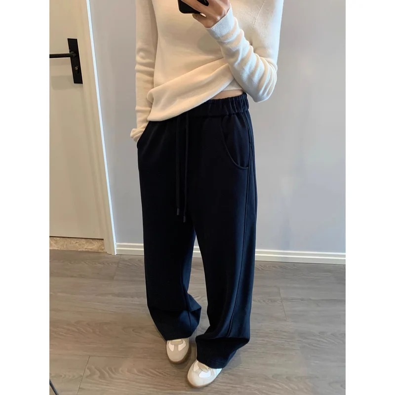 Damen Bequeme und stylische weit geschnittene Freizeithose Drune