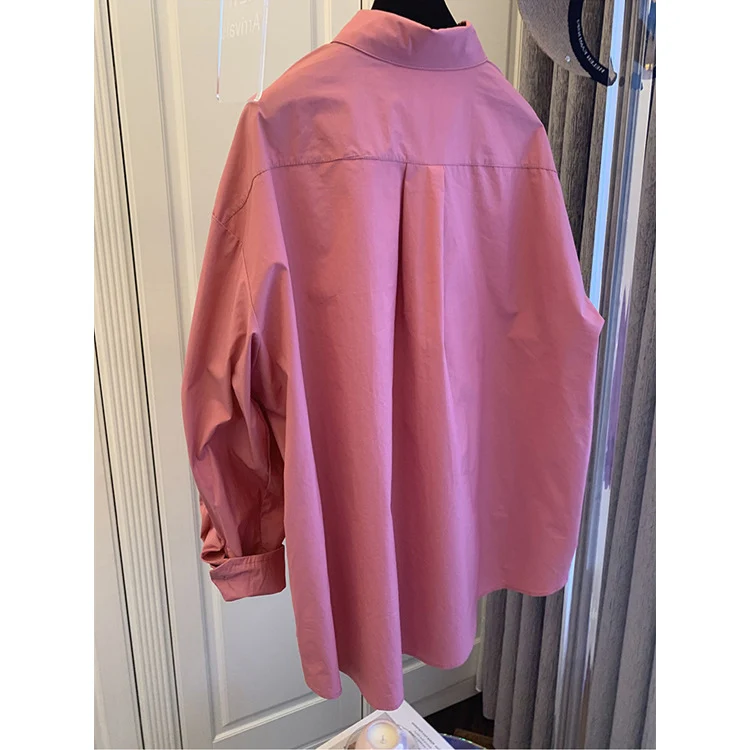 Damen Bequeme und stilvolle Oversized-Bluse Drune