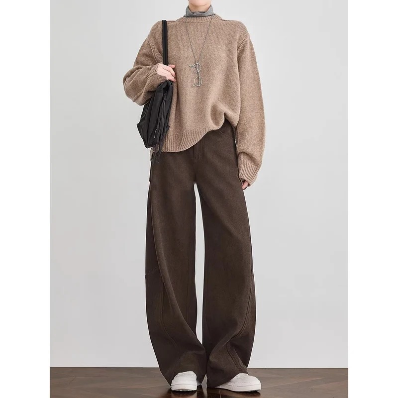 Damen Bequeme und lässige Cordhose Drune