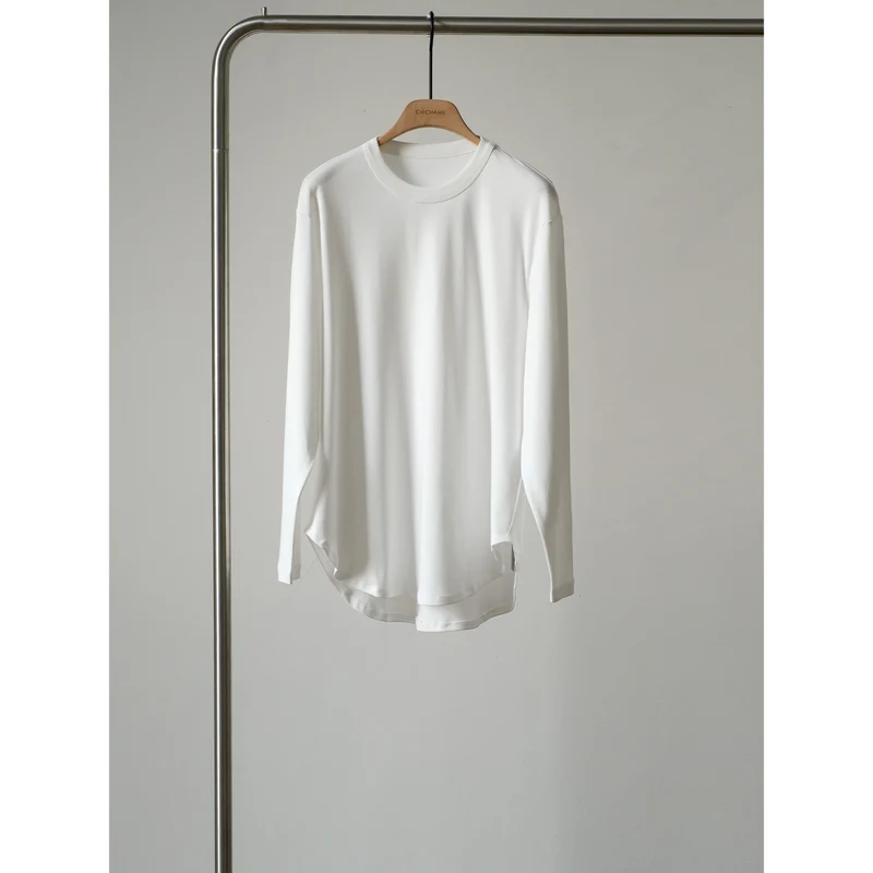 Damen Bequeme Langarm-T-Shirt Drune