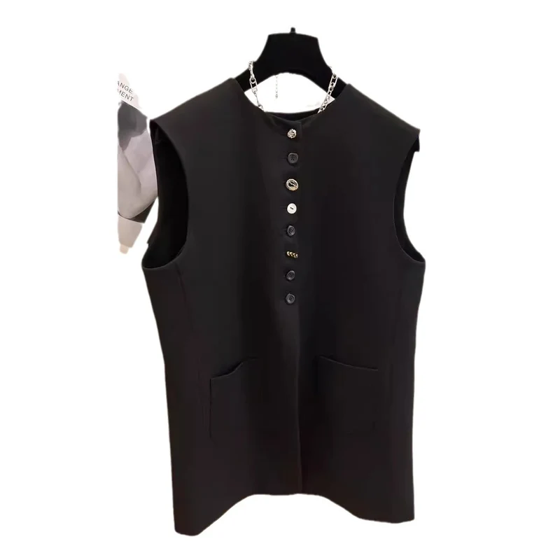 Damen ärmellose Blazer-Weste Drune