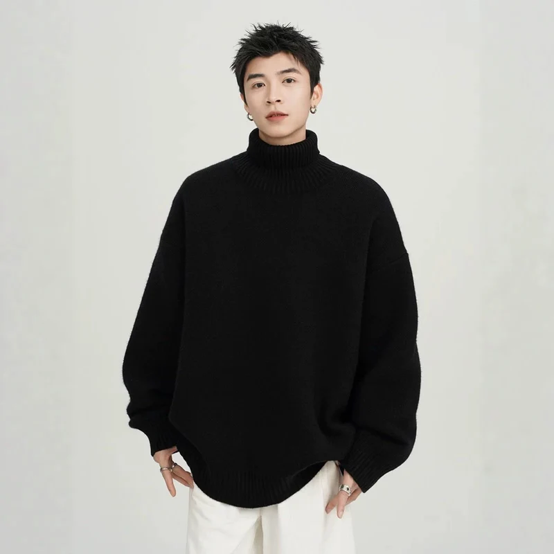 Unisex Oversized Rollkragenpullover Drune