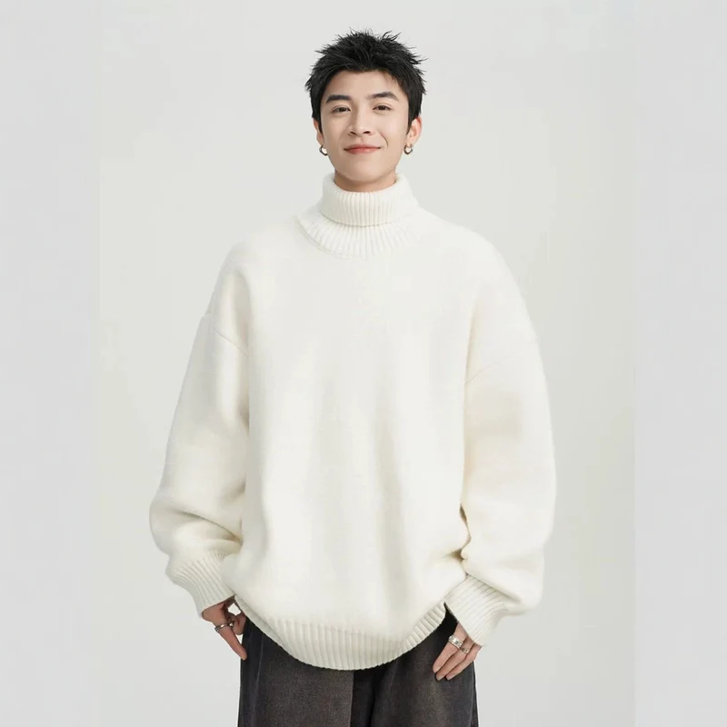 Unisex Oversized Rollkragenpullover Drune