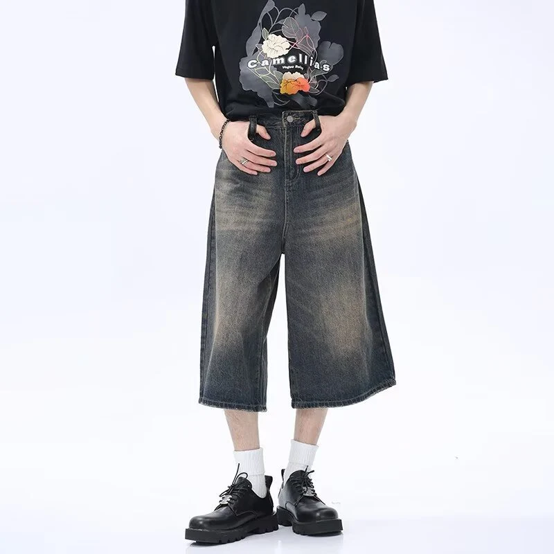 Unisex Modische weite Jeans Drune