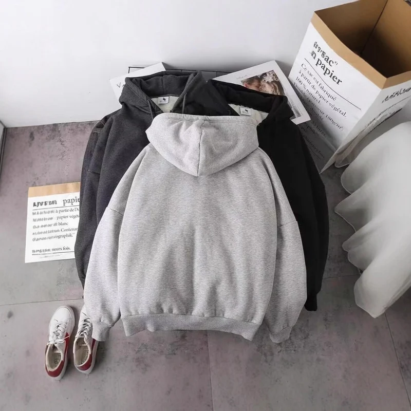 Unisex Kapuzenjacke mit Reißverschluss Drune