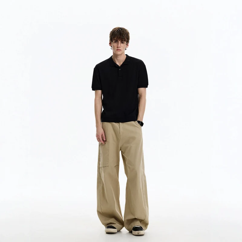 Herren Weitgeschnittene Utility-Hose Drune
