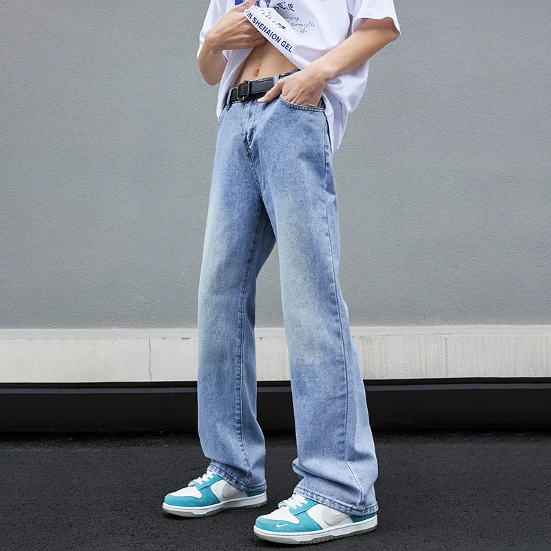 Herren Weitgeschnittene Denim-Jeans Drune