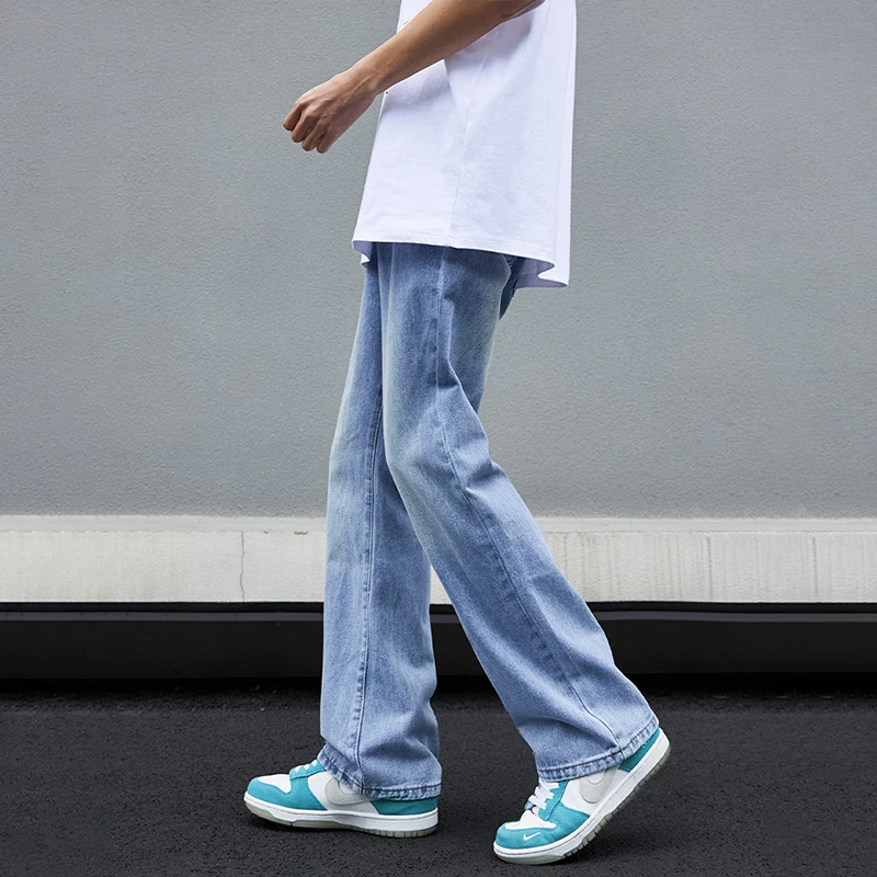 Herren Weitgeschnittene Denim-Jeans Drune