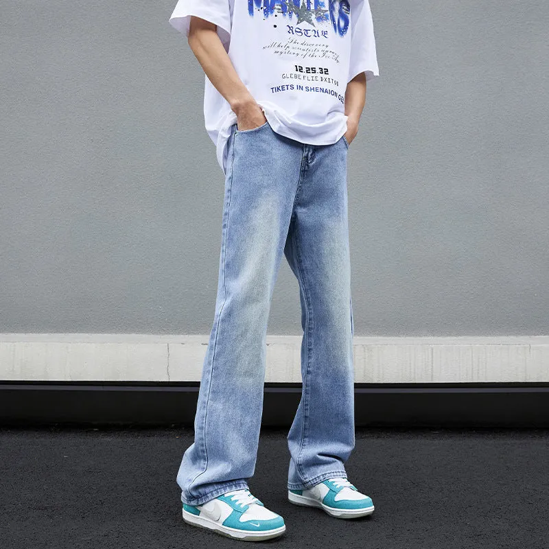Herren Weitgeschnittene Denim-Jeans Drune