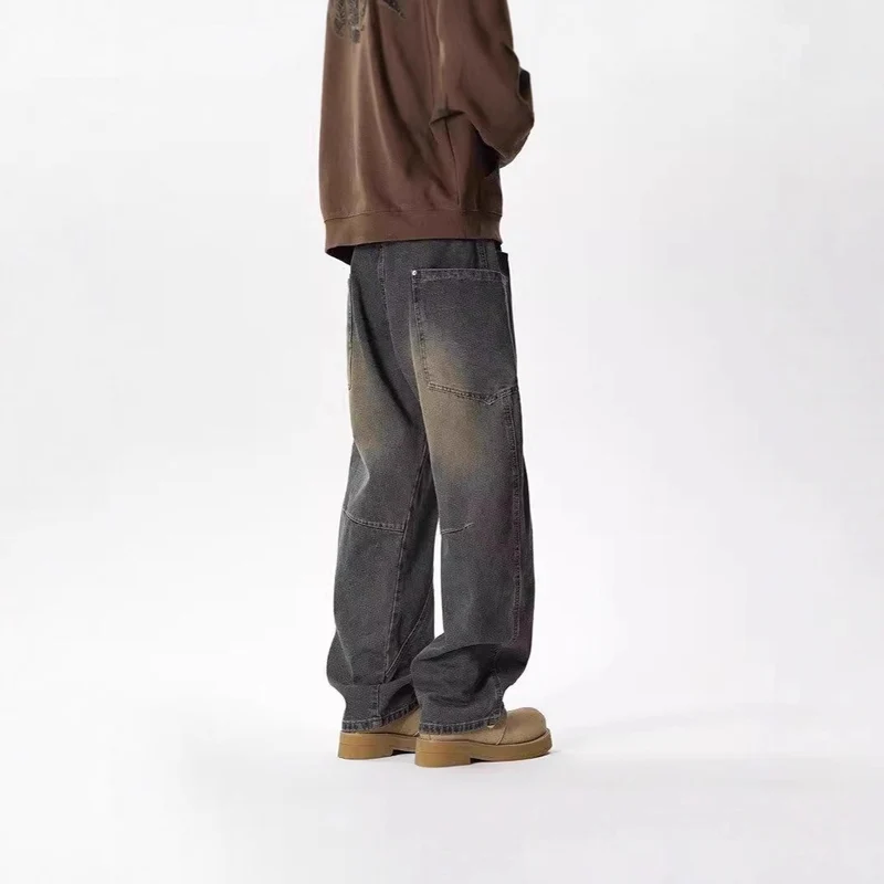 Herren Weitgeschnittene Casual Jeans Drune