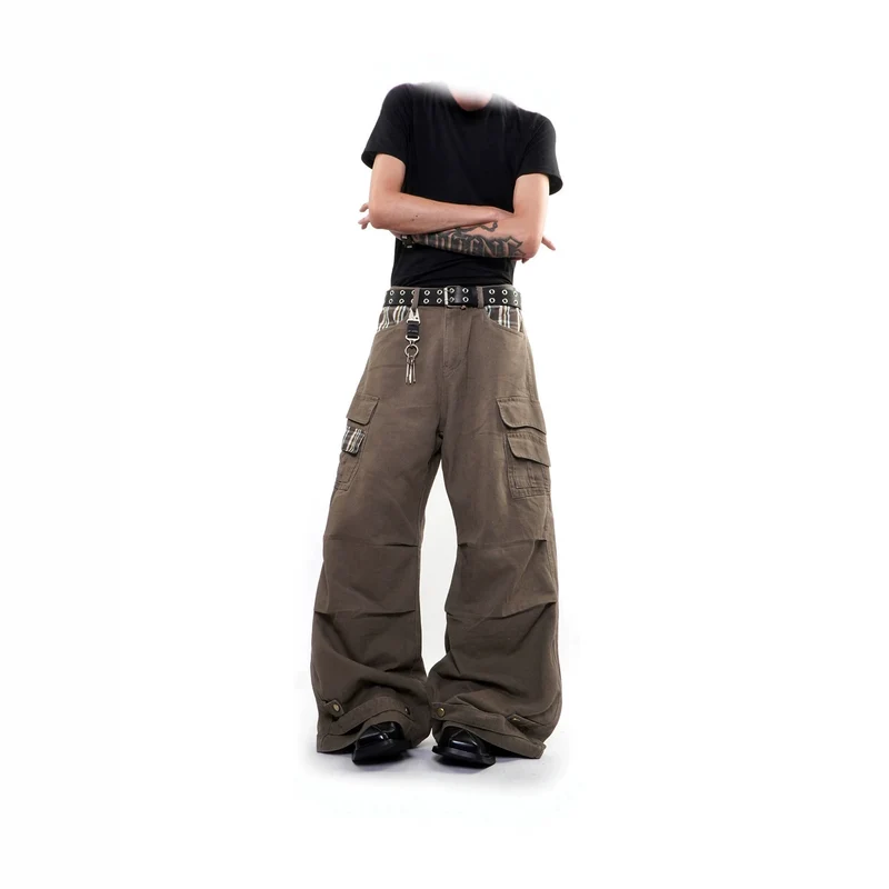 Herren Weitgeschnittene Cargo-Hose mit Taschen Drune