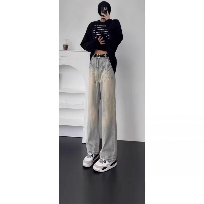 Herren Vintage Relaxed Fit Jeans Drune