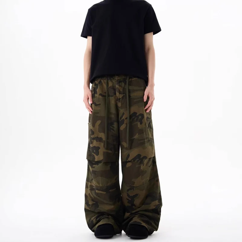 Herren Urbaner Cargo-Style Stoffhose Drune