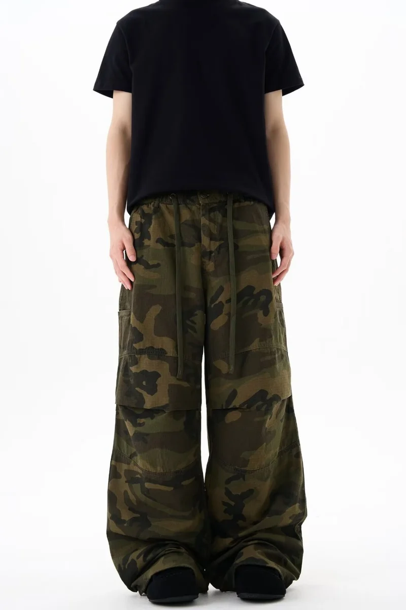 Herren Urbaner Cargo-Style Stoffhose Drune