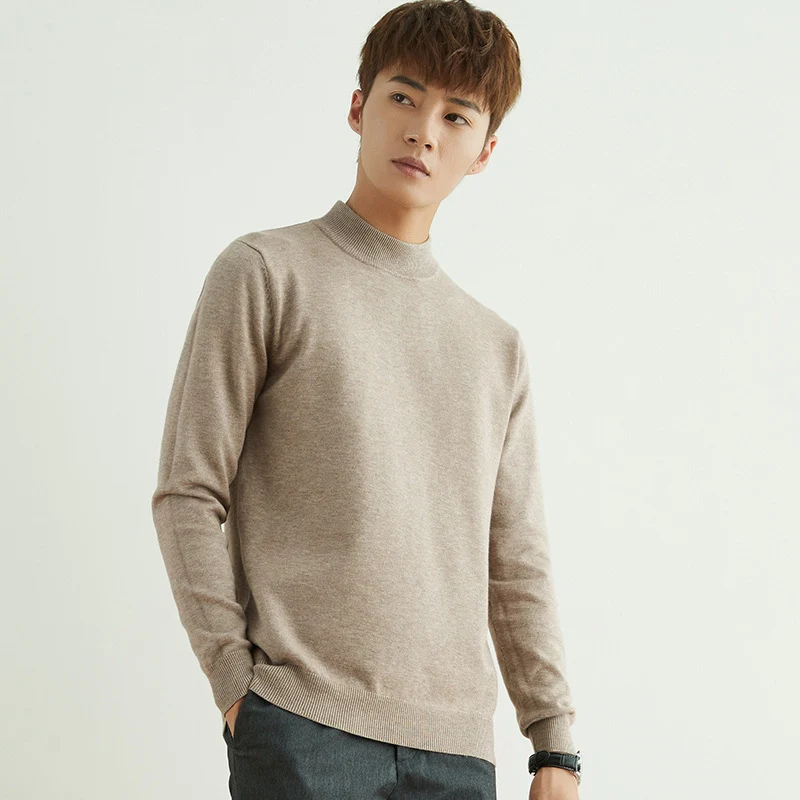 Herren Halbhoher Rollkragenpullover aus Feinstrick mit schmaler Passform Drune