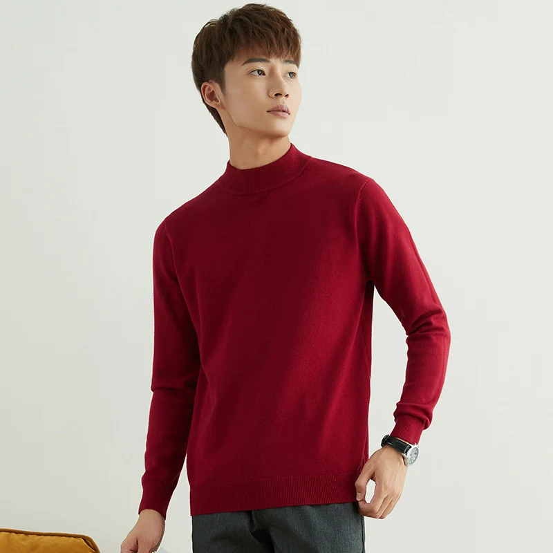 Herren Halbhoher Rollkragenpullover aus Feinstrick mit schmaler Passform Drune