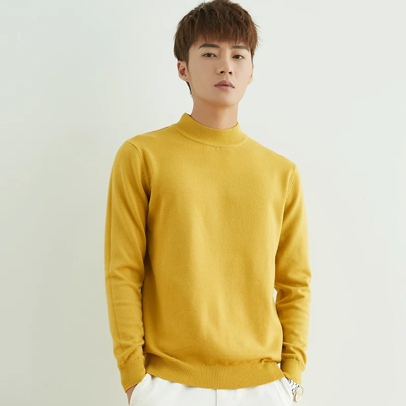 Herren Halbhoher Rollkragenpullover aus Feinstrick mit schmaler Passform Drune