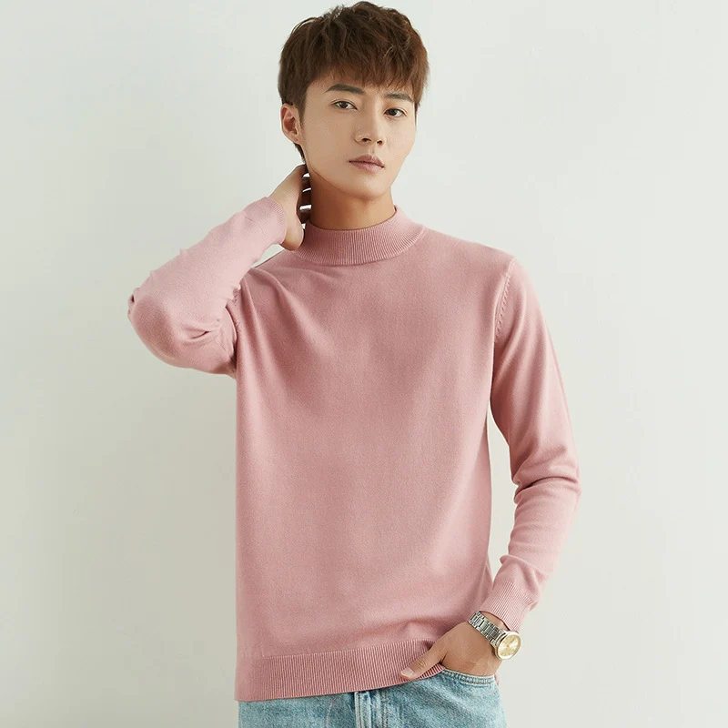 Herren Halbhoher Rollkragenpullover aus Feinstrick mit schmaler Passform Drune