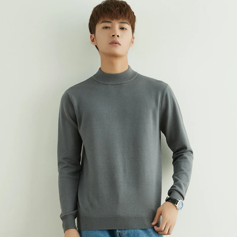 Herren Halbhoher Rollkragenpullover aus Feinstrick mit schmaler Passform Drune