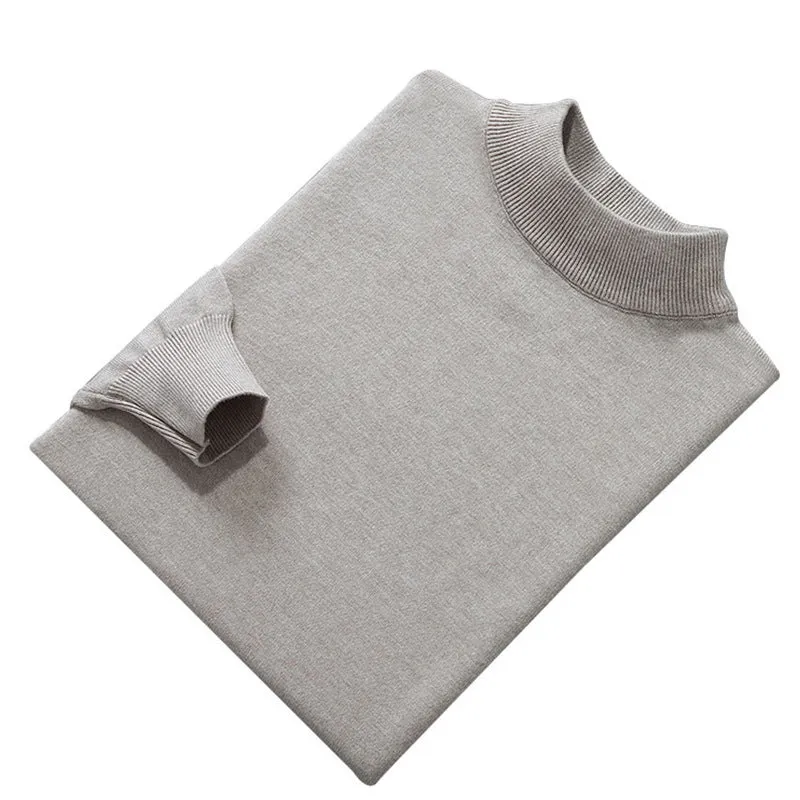Herren Feiner Mockneck-Pullover aus hochwertigem Feinstrick mit gerippten Abschlüssen Drune