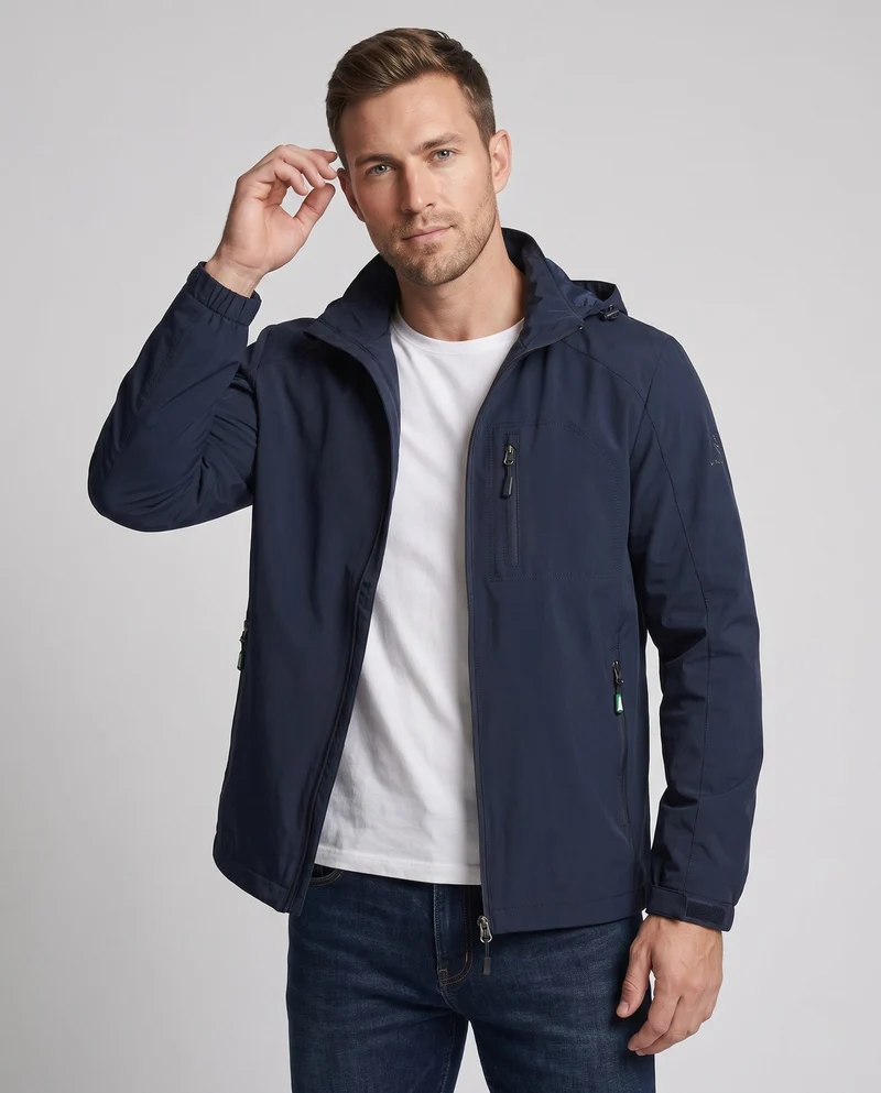 Leichte atmungsaktive Feldjacke für Herren mit Kapuze und Mesh-Futter Drune