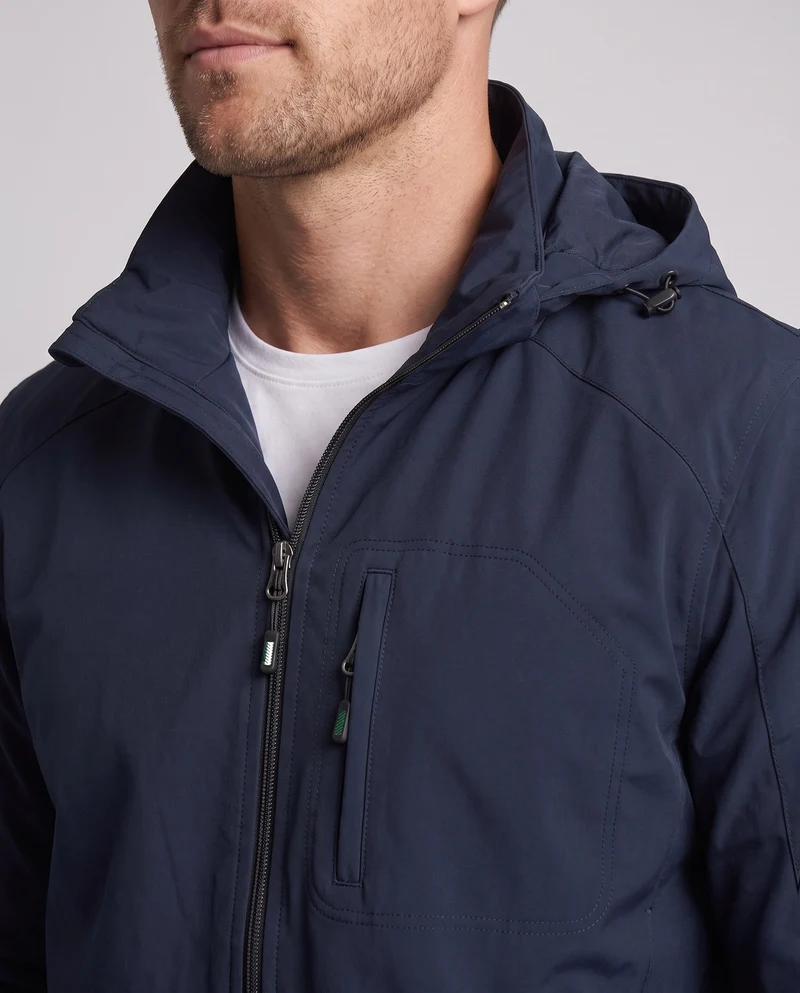 Leichte atmungsaktive Feldjacke für Herren mit Kapuze und Mesh-Futter Drune