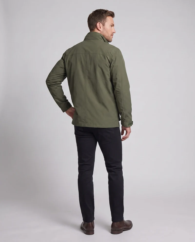 Herren Leichtgewichts Utility Feldjacke mit multifunktionalen Taschen und verstellbarem Saum Drune