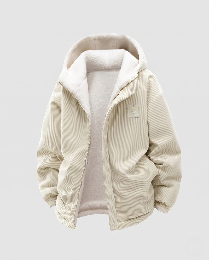 Damen Fleece gefütterte Cordjacke Drune