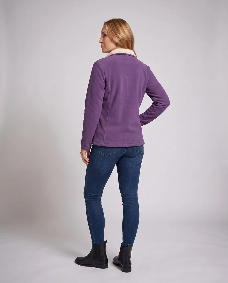 Damen Fleecejacke mit hohem Kragen Drune