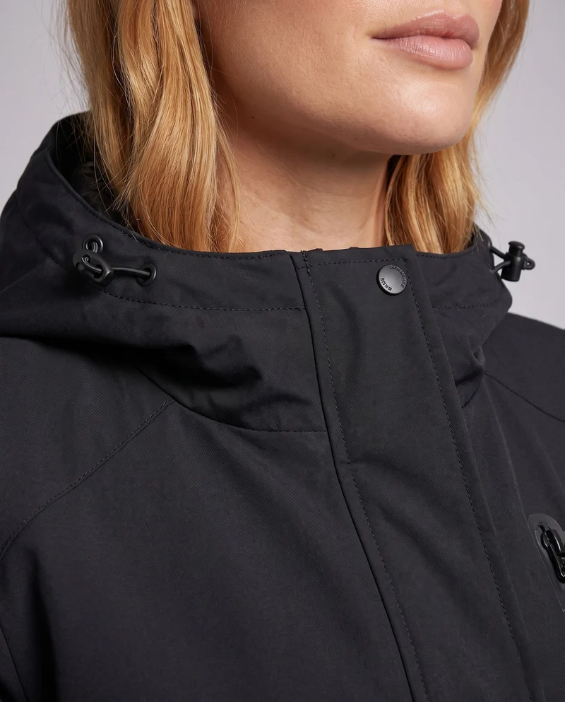Damen Funktions Übergangsjacke mit abnehmbarer Kapuze Drune