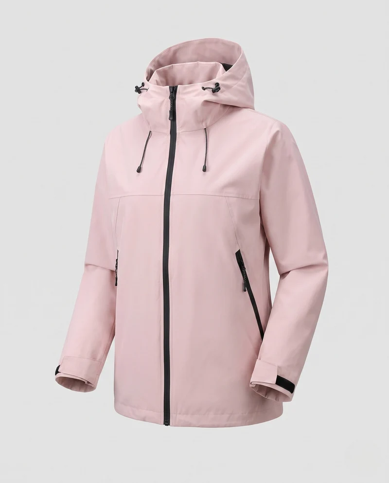 Damen Funktionsjacke mit verstellbarer Kapuze Drune
