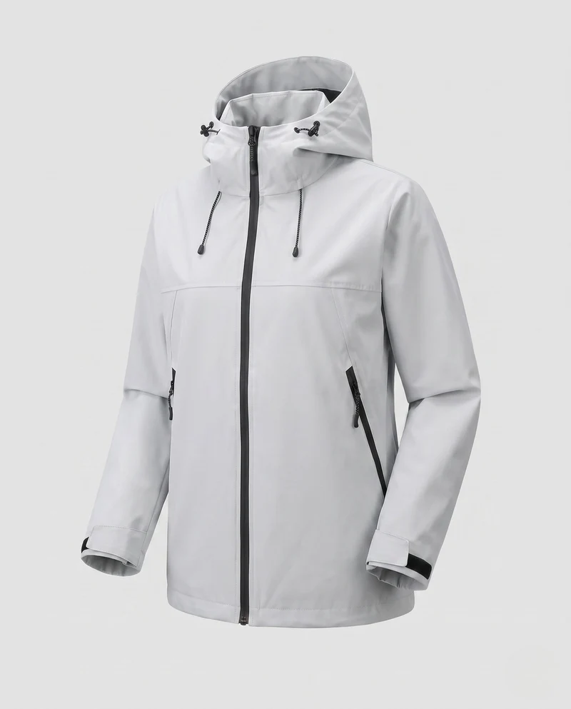 Damen Funktionsjacke mit verstellbarer Kapuze Drune