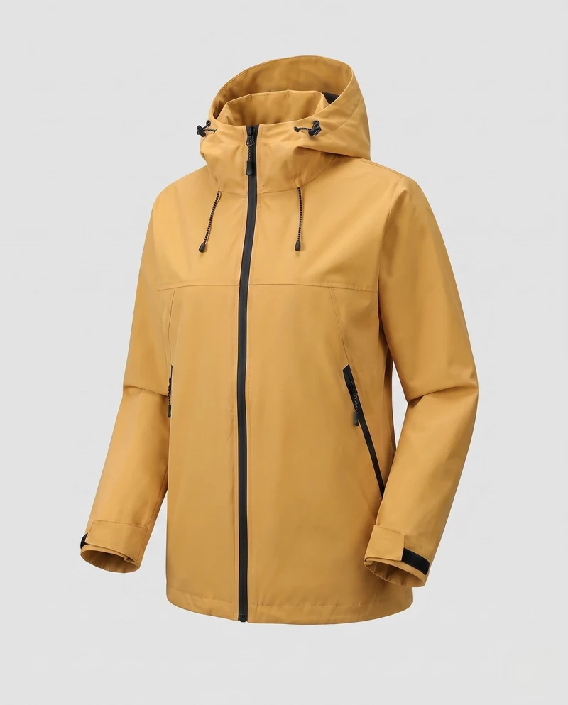 Damen Funktionsjacke mit verstellbarer Kapuze Drune