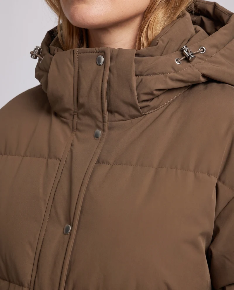 Damen isolierte Winterjacke mit Kapuze Drune