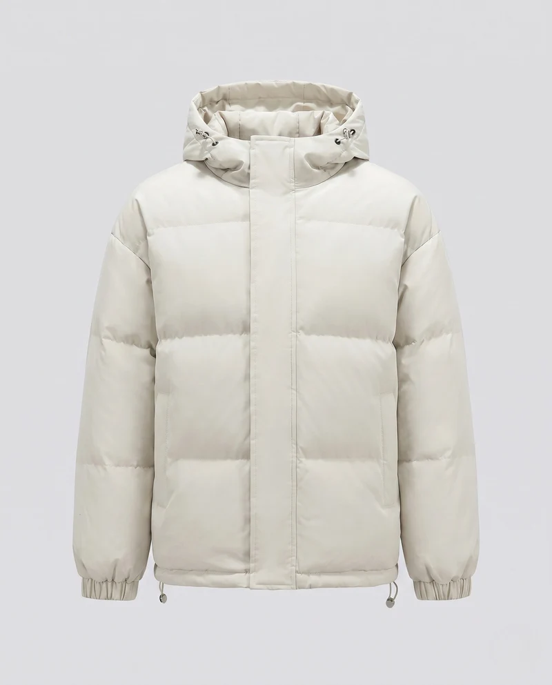 Damen isolierte Winterjacke mit Kapuze Drune