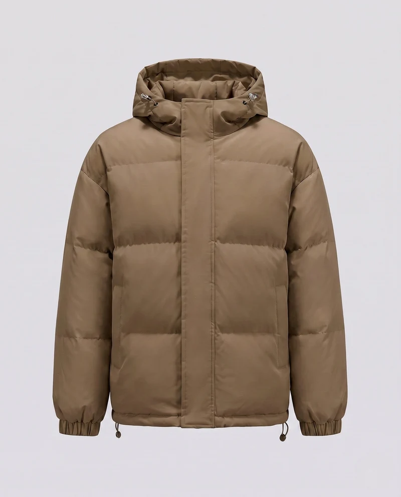 Damen isolierte Winterjacke mit Kapuze Drune