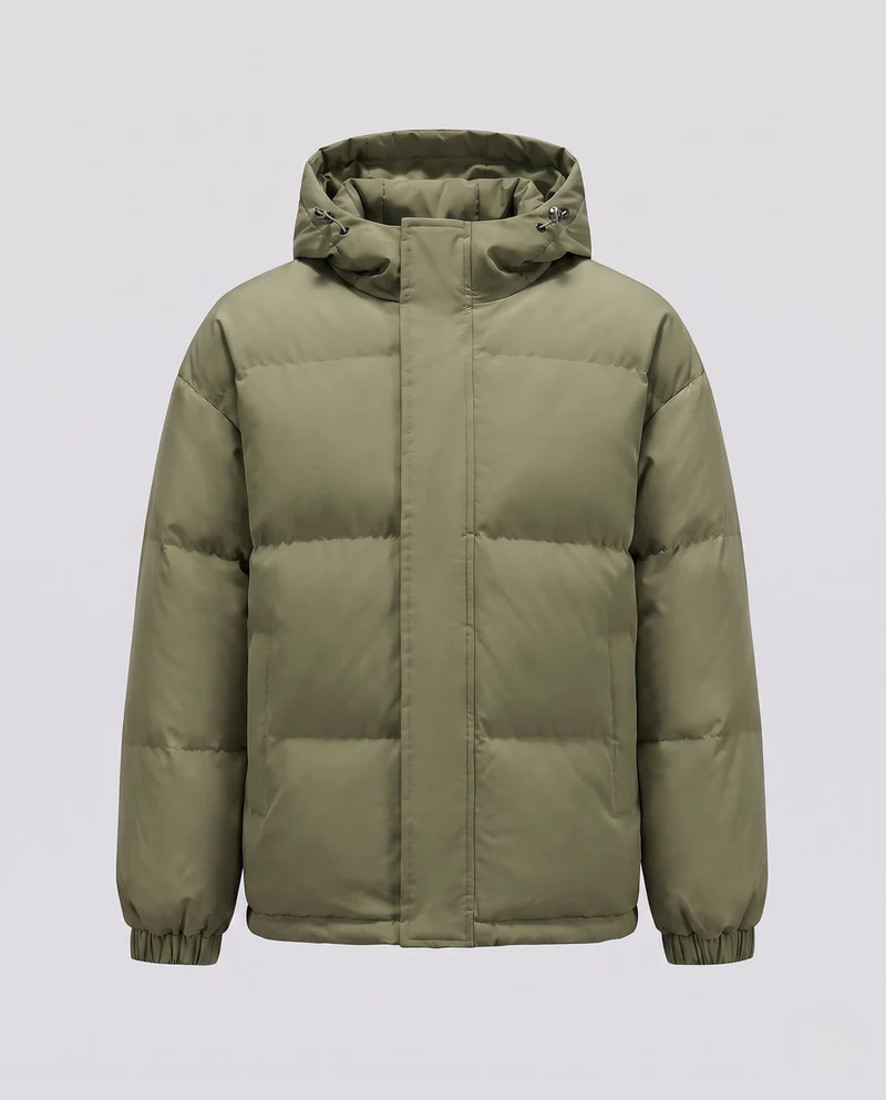 Damen isolierte Winterjacke mit Kapuze Drune