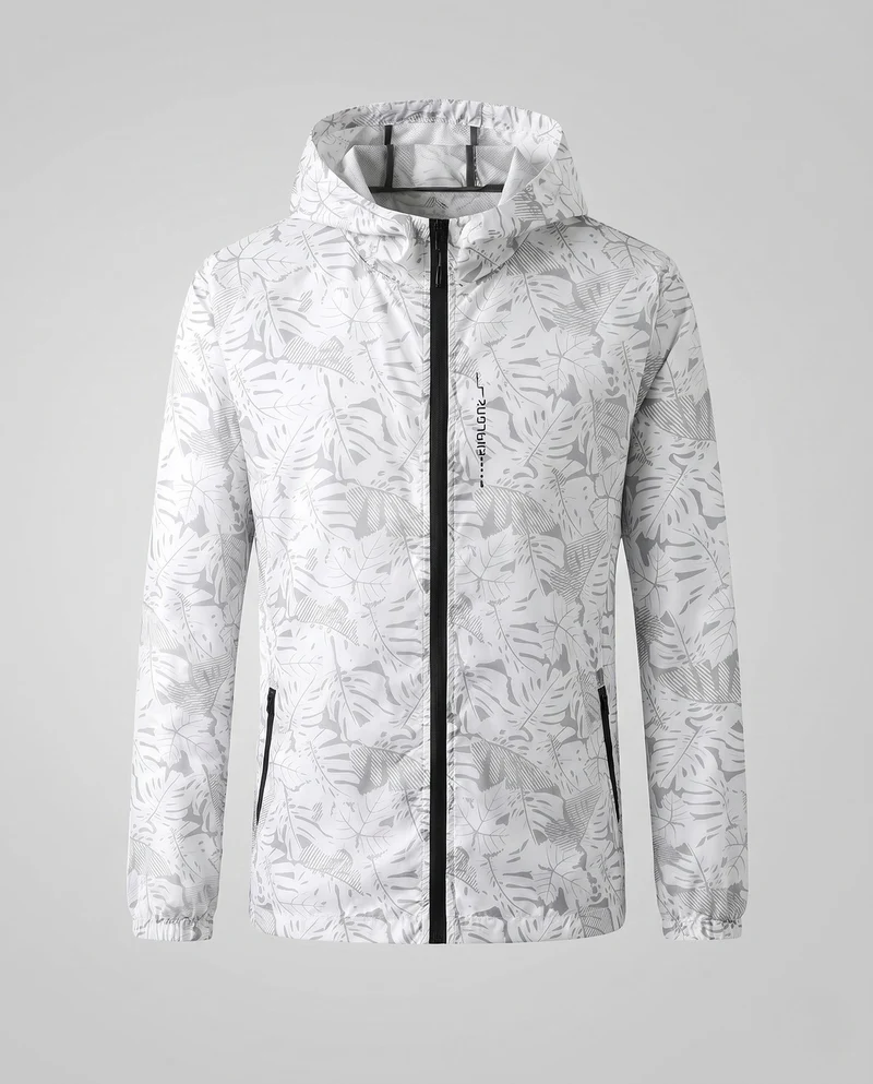 Damen Leichte Regenjacke mit Kapuze und reflektierenden Akzenten Drune