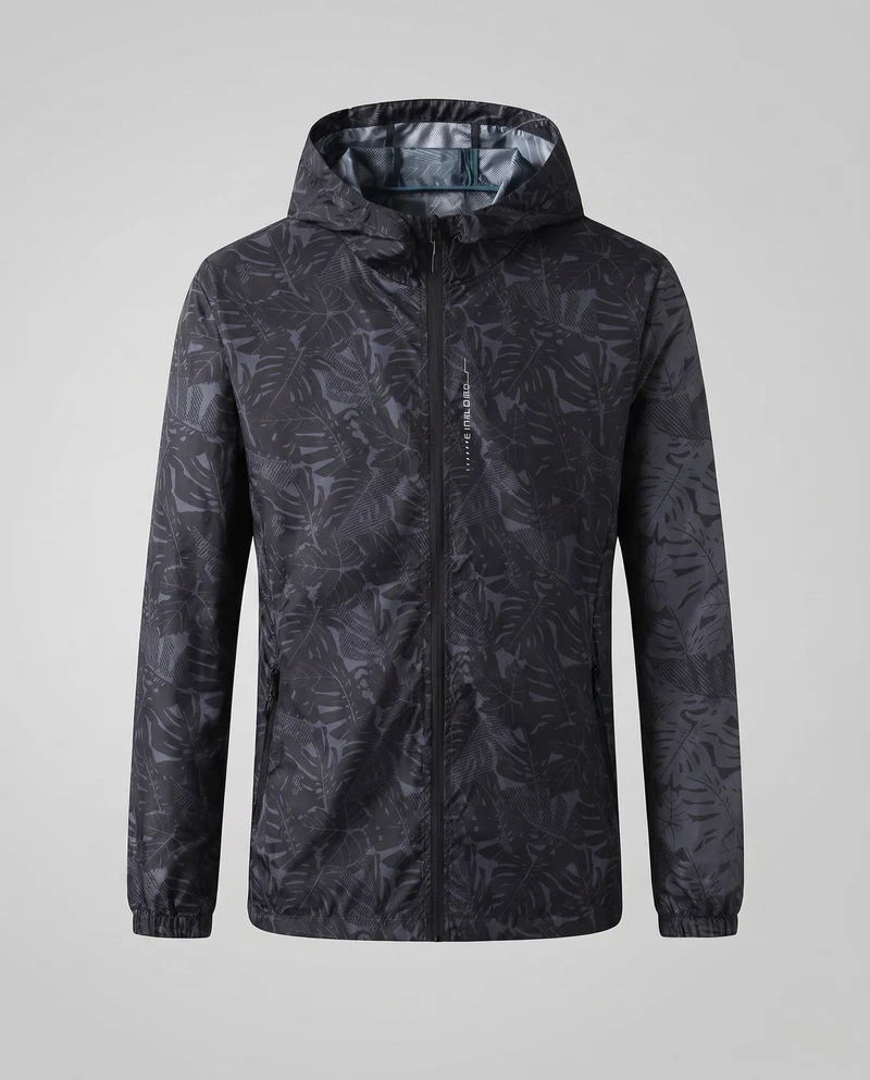 Damen Leichte Regenjacke mit Kapuze und reflektierenden Akzenten Drune