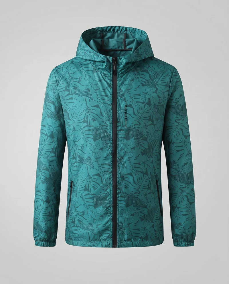 Damen Leichte Regenjacke mit Kapuze und reflektierenden Akzenten Drune